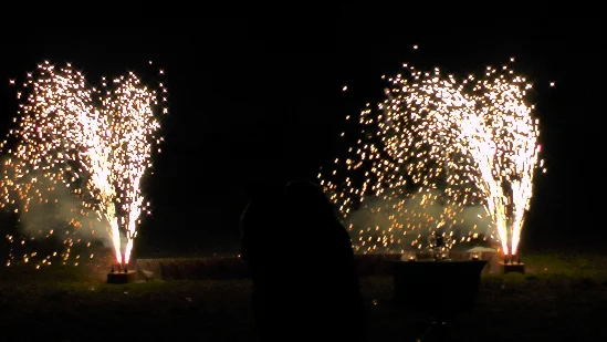 Heiratsantrag mit Feuerwerk in Stuttgart